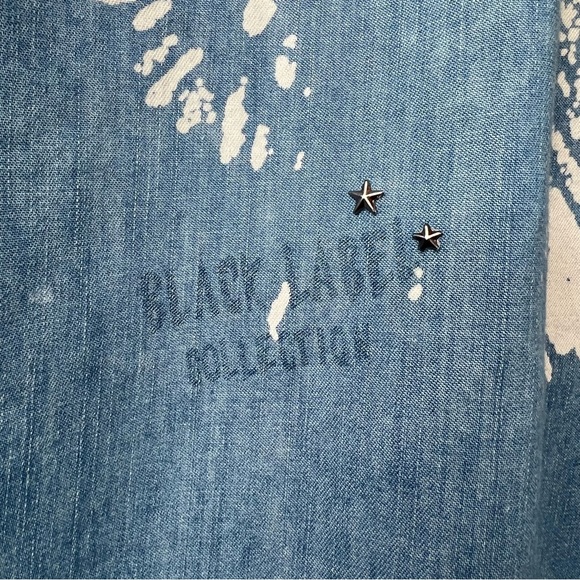 Harley Davidson Black Label Collection Women's S Small Denim Shirt Eagle Studded - Picture 5 of 6